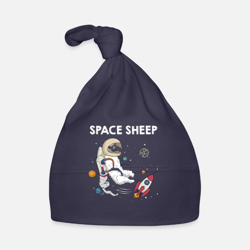 Space Sheep Ehrfürchtiger Astronaut Galaxy Explorer Baby Bio-Mütze