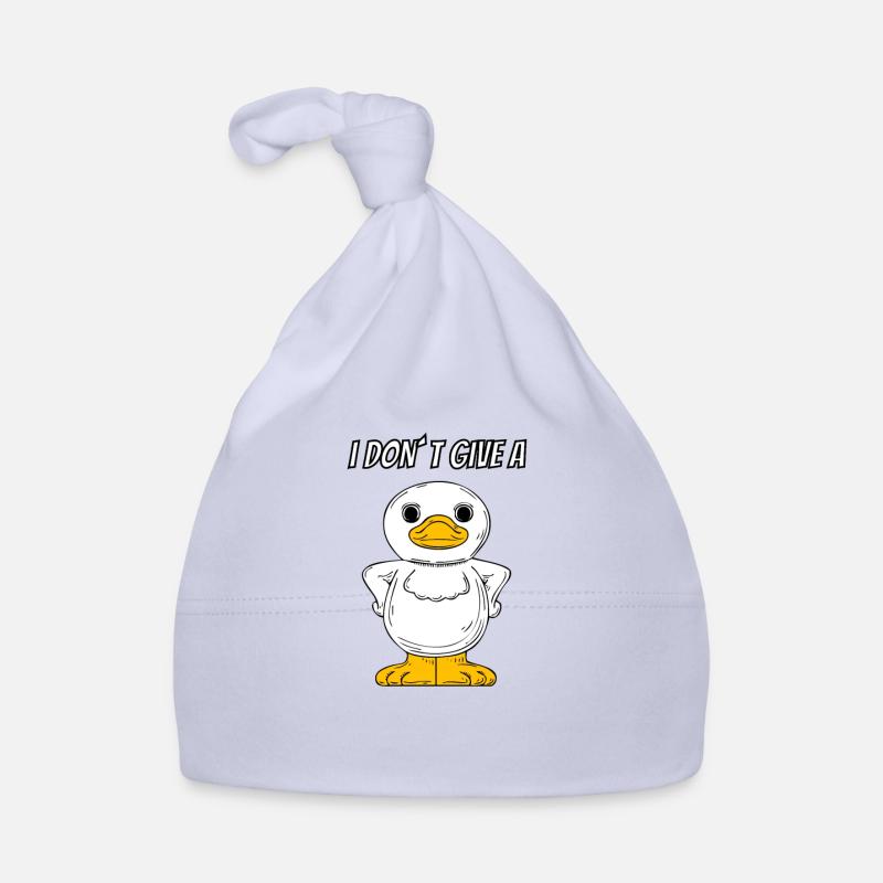 Duck I Dont Give A Duck Organic Baby Cap