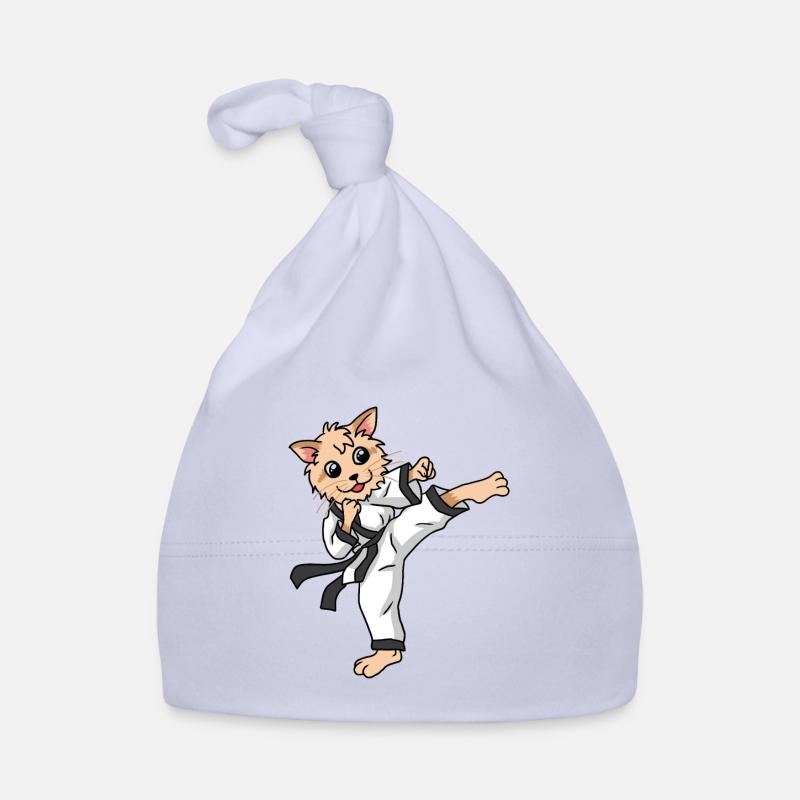 Chat de Karaté Bonnet bio Bébé
