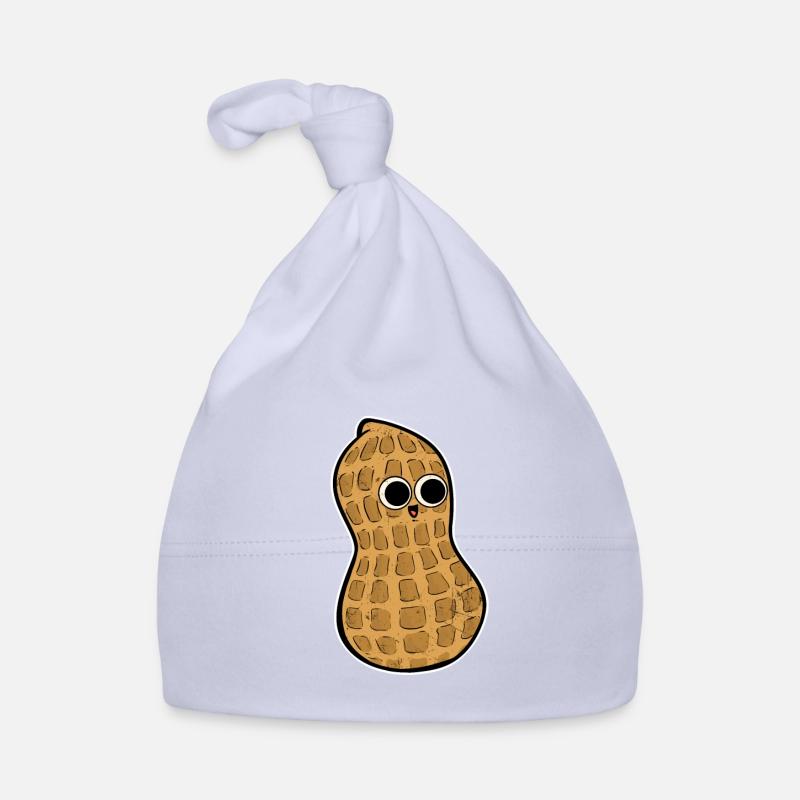 Funny Cute Peanut Comic Cartoon Organic Baby Cap