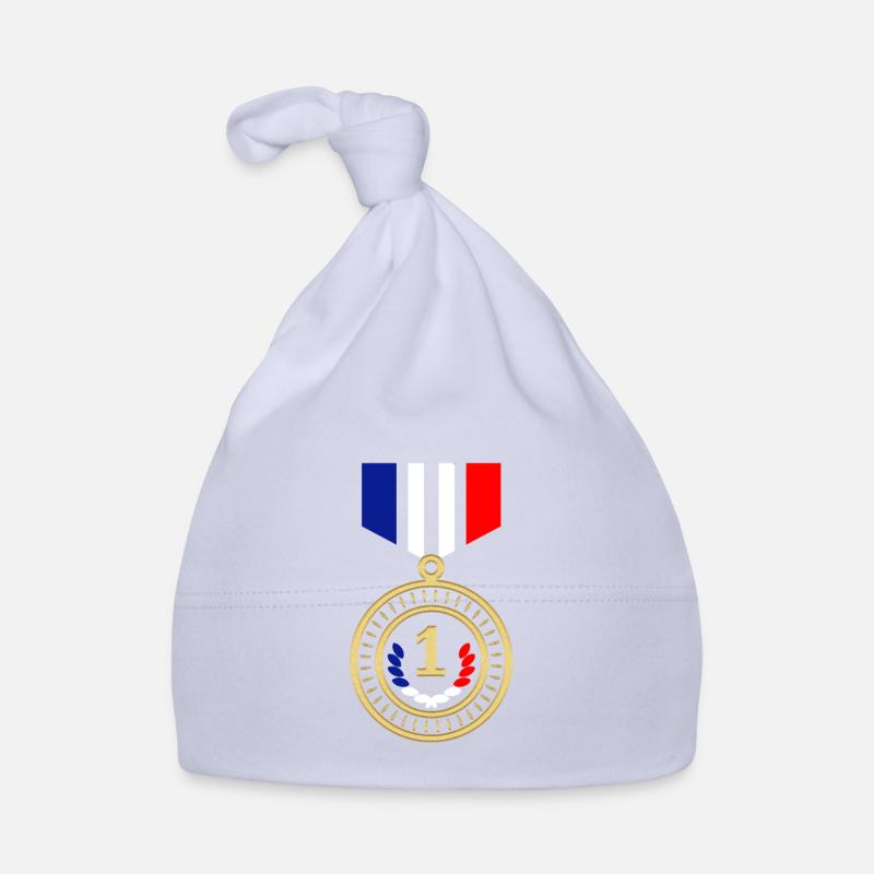 Médaille Bleu Blanc Rouge Bonnet bio Bébé