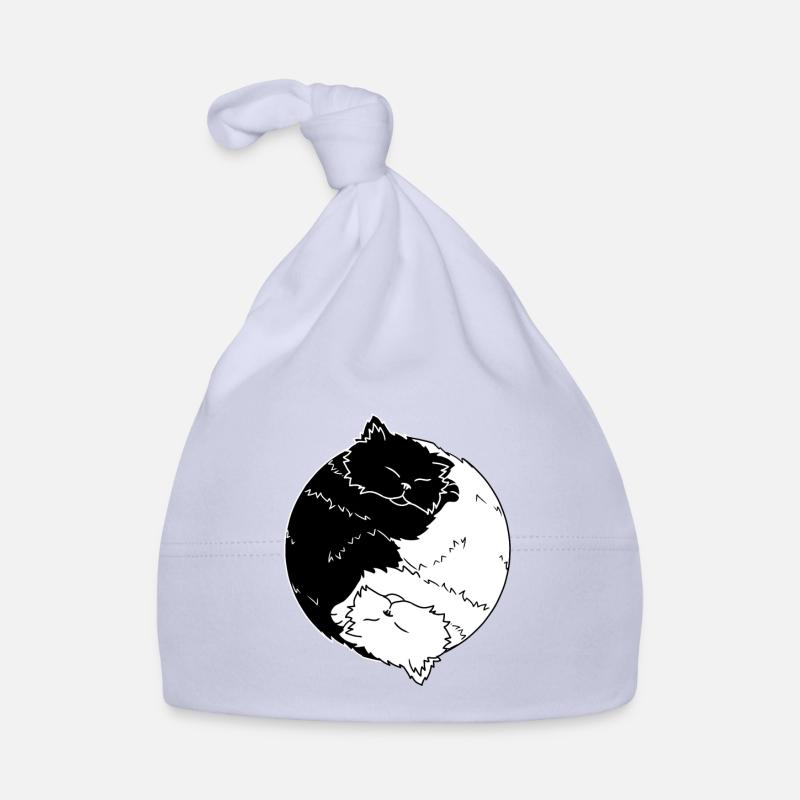 Katze Ying Yang Katezen Kätzchen Baby Bio-Mütze