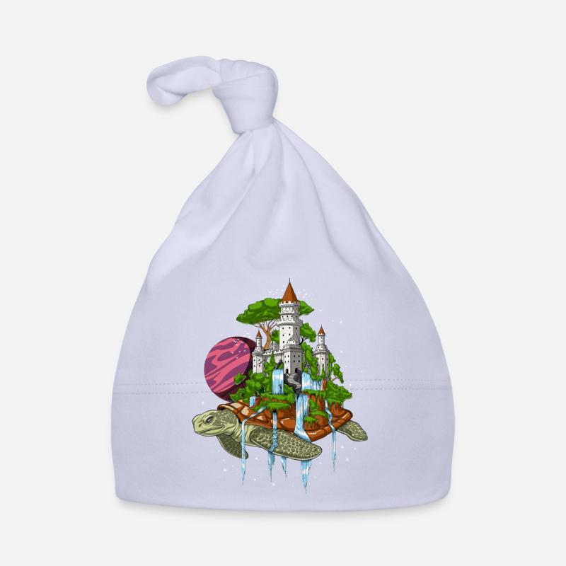 Cosmic Turtle Organic Baby Cap