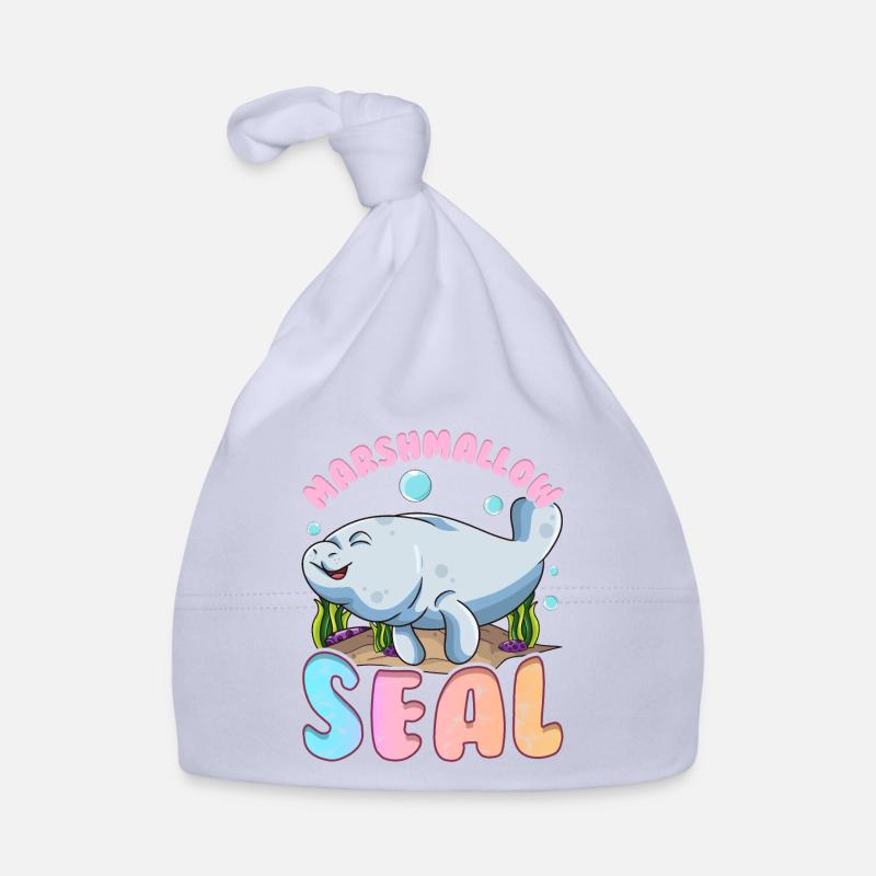 Nette u. Lustige Manatis der Eibisch-Robben-Ozean Baby Bio-Mütze