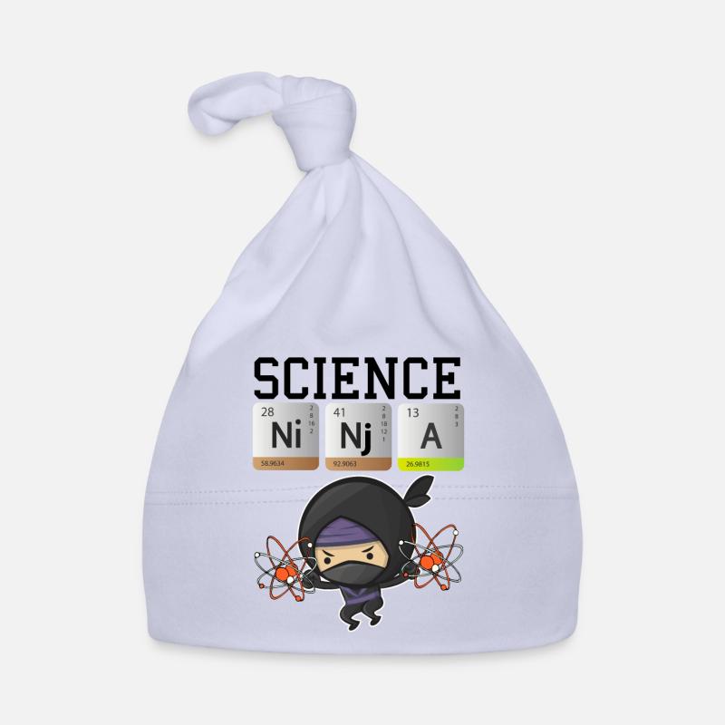 Science Ninja Design Funny Chemistry Elements Organic Baby Cap