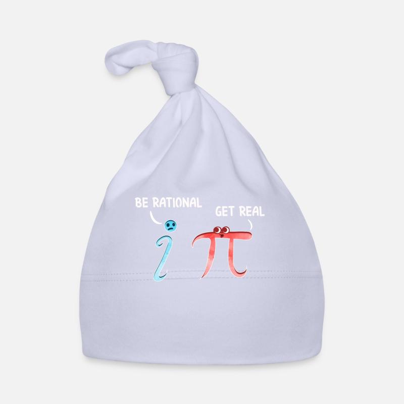 Cute & Funny Be Rational Obtenir de vrais maths Pun Bonnet bio Bébé