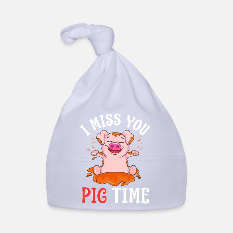 Cute & Funny tu me manques cochon temps bébé cochon cochon Bonnet bio Bébé