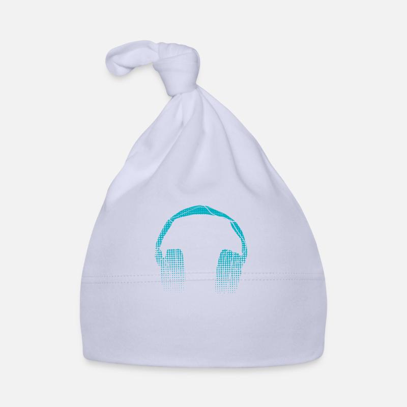 musique - Bonnet bio Bébé - ciel