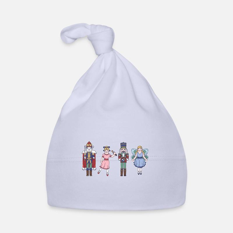 Casse-noisette chiffres casse-noisette classique - Bonnet bio Bébé - ciel