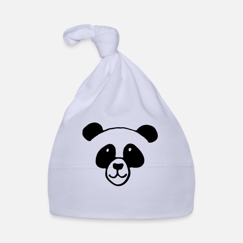 Panda Gesicht Baby Bio-Mütze
