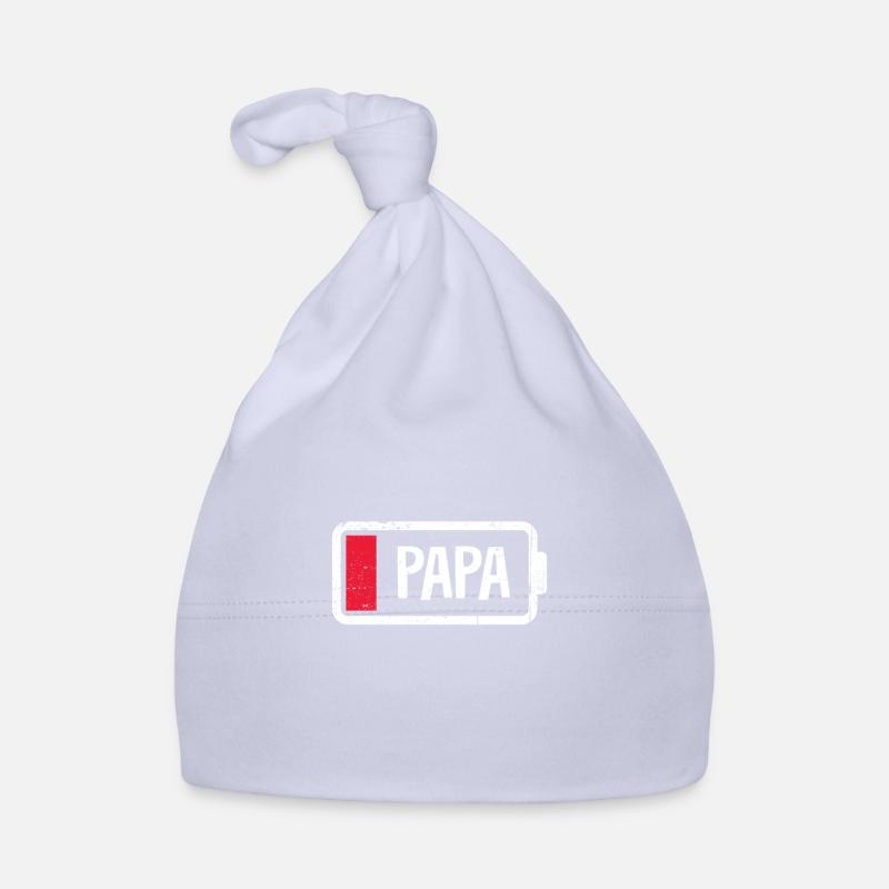 Daddy battery battery energy empty grunge Organic Baby Cap