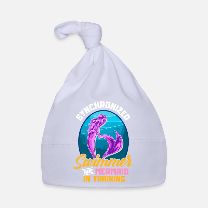 Cadeau de sirènes de nage synchrone Bonnet bio Bébé