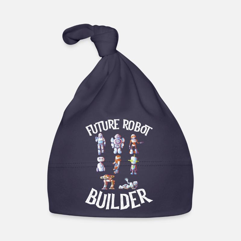Future Robot Builder, Robot, Robot Art, Robot Organic Baby Cap