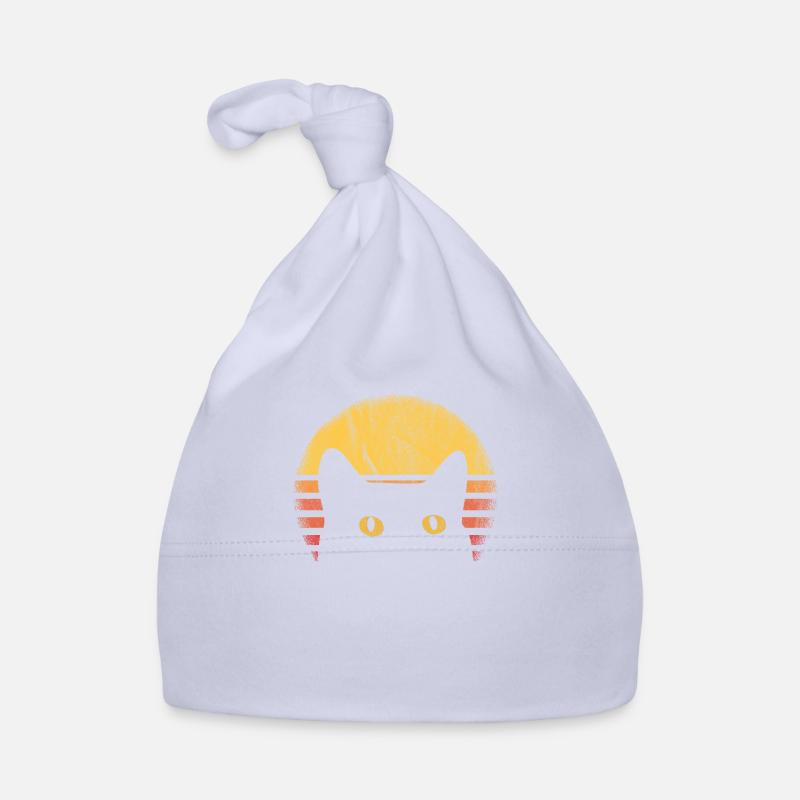 Chats rétro vintage Bonnet bio Bébé