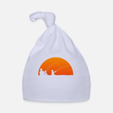 Padre e figlio pescatori Cappellino ecologico per neonato