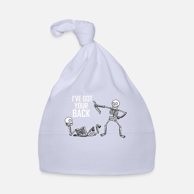 Got Your Back Spine Skeleton Back Gift Bonnet bio Bébé