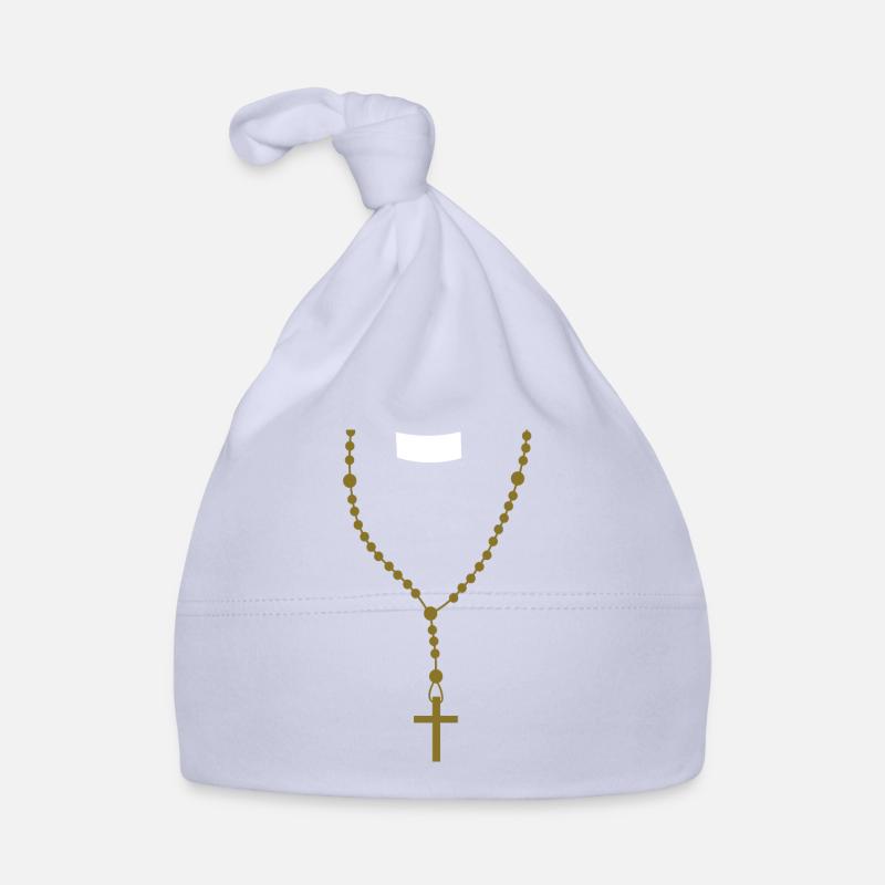 Costume de Mardi Gras drôle de prêtre pasteur Carnaval - Bonnet bio Bébé - ciel