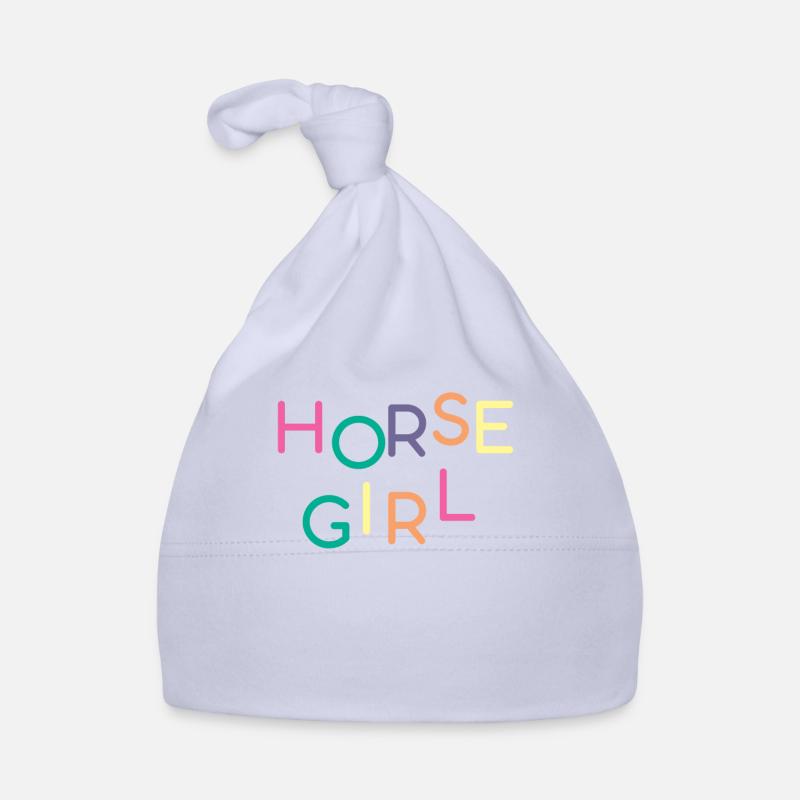 Pferde Pferdemädchen Reiten Mädchen Geschenk Baby Bio-Mütze