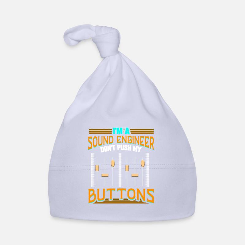 Sound engineer mixing console sound engineering sound engineer Organic Baby Cap