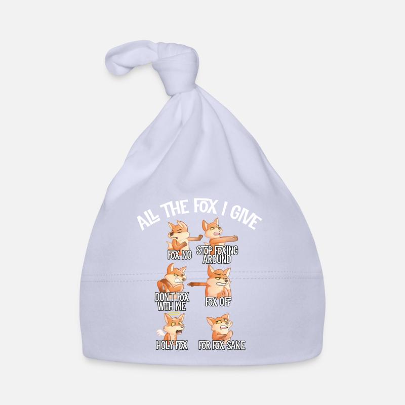 All The Fox I Give, Fox No Stop Foxing Around Organic Baby Cap