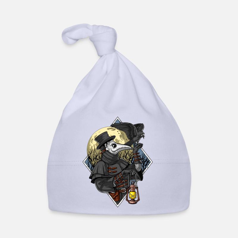 Médecin de la peste - Bonnet bio Bébé - ciel