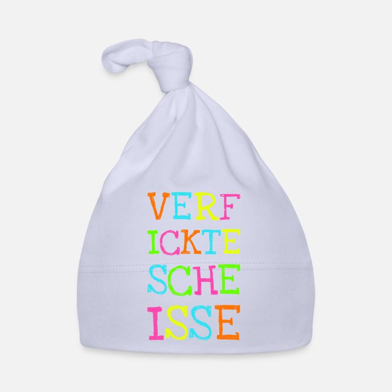 Verfickte Scheiße Schimpfwörter Flüche Spruch Baby Bio-Mütze