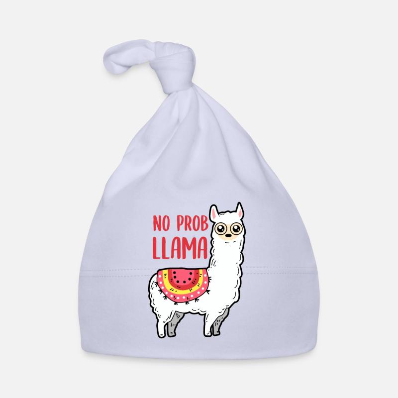 Llama - No Prob Llama Organic Baby Cap