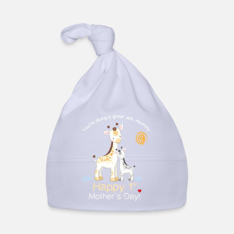 Happy first Mother´s Day - Giraffe Baby Bio-Mütze