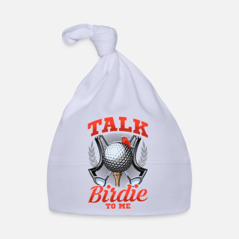 Sprechen Sie mit mir über Birdie Funny Golfing Pun Baby Bio-Mütze