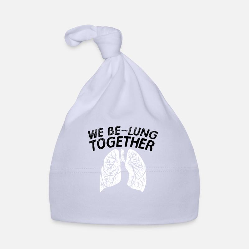 We Be Lung together Astmathiker Lungen Therapeuten Baby Bio-Mütze