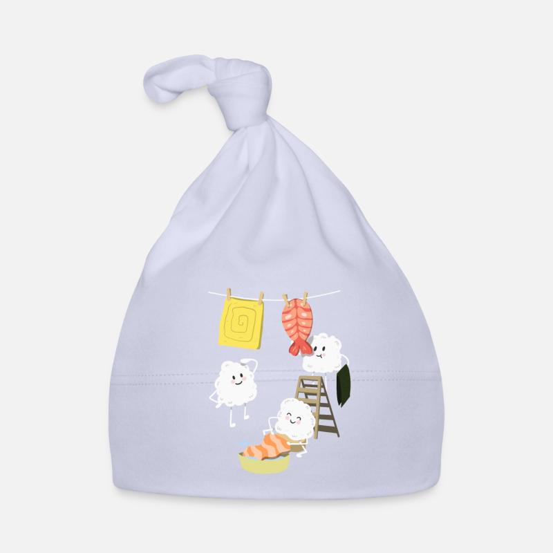 Kawaii Sushi Laundry Bonnet bio Bébé