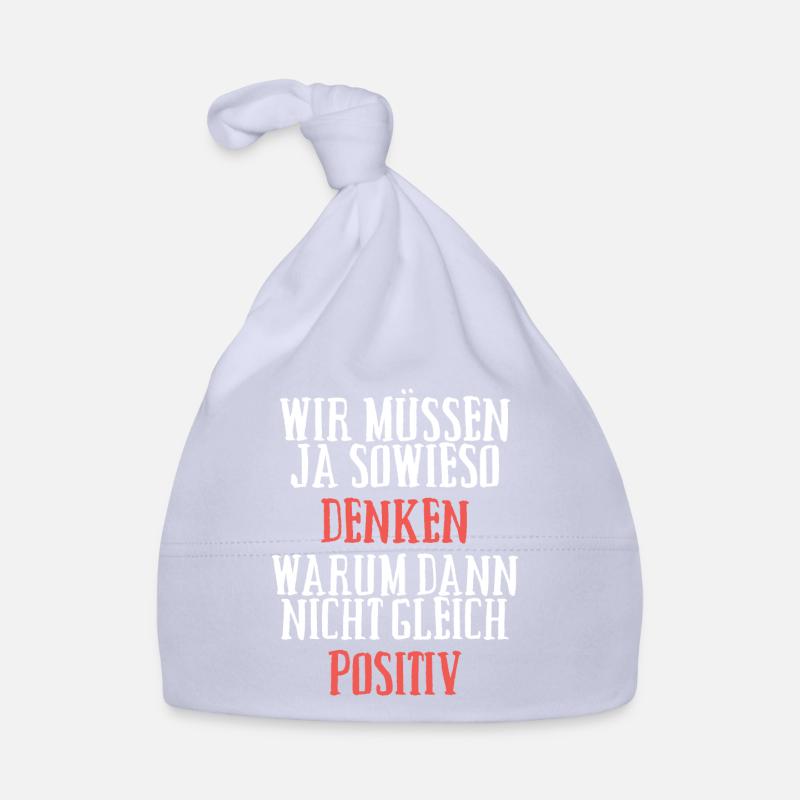 Positiv Denken Baby Bio-Mütze