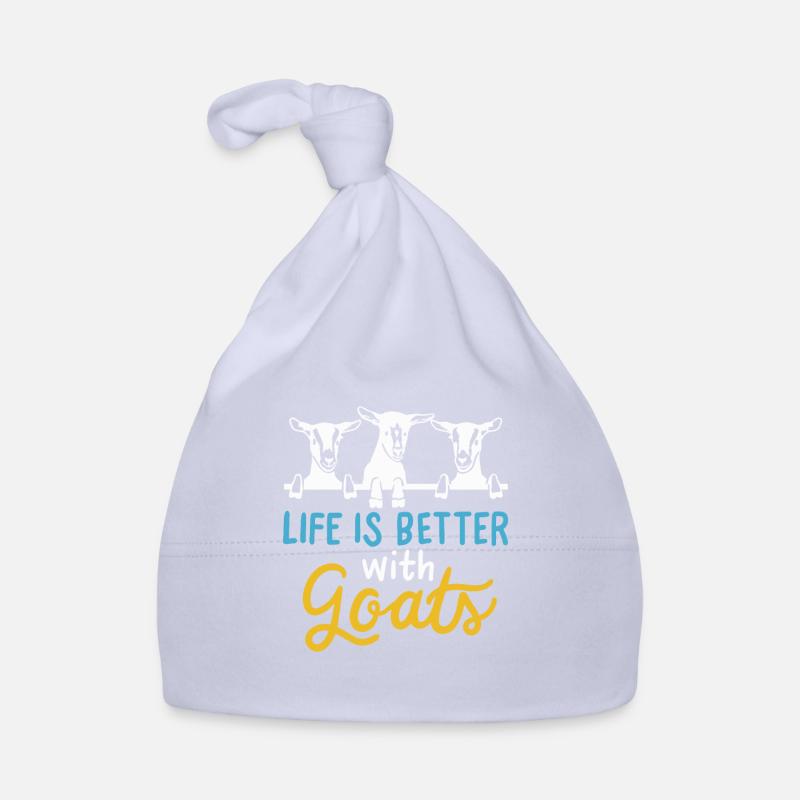 Chèvre - La vie est meilleure avec la chèvre de chèvre Bonnet bio Bébé