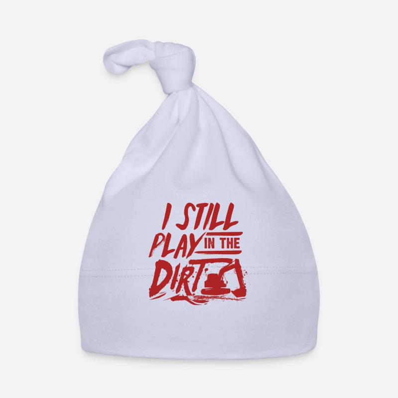 Excavator dredging Organic Baby Cap