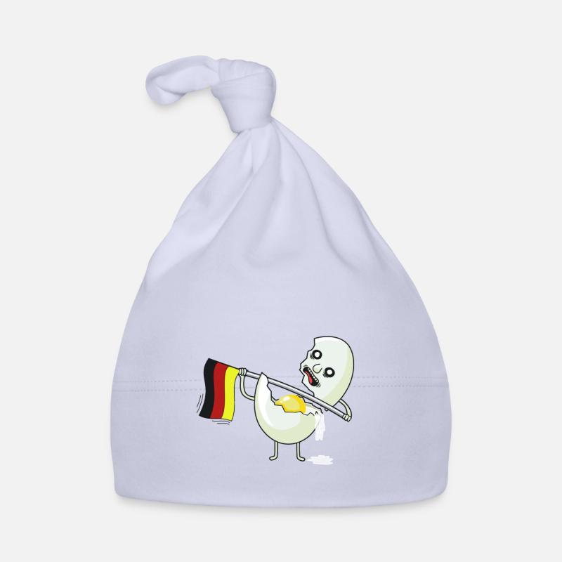 German Soft Egg Germany Flag Fun Flag Organic Baby Cap
