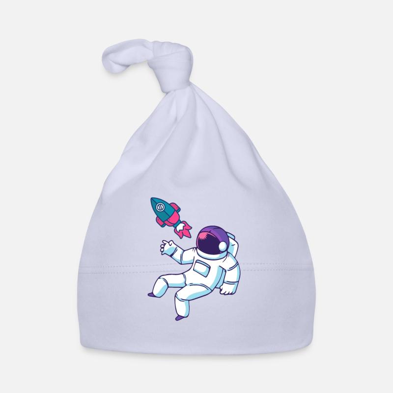 astronaut space space Organic Baby Cap