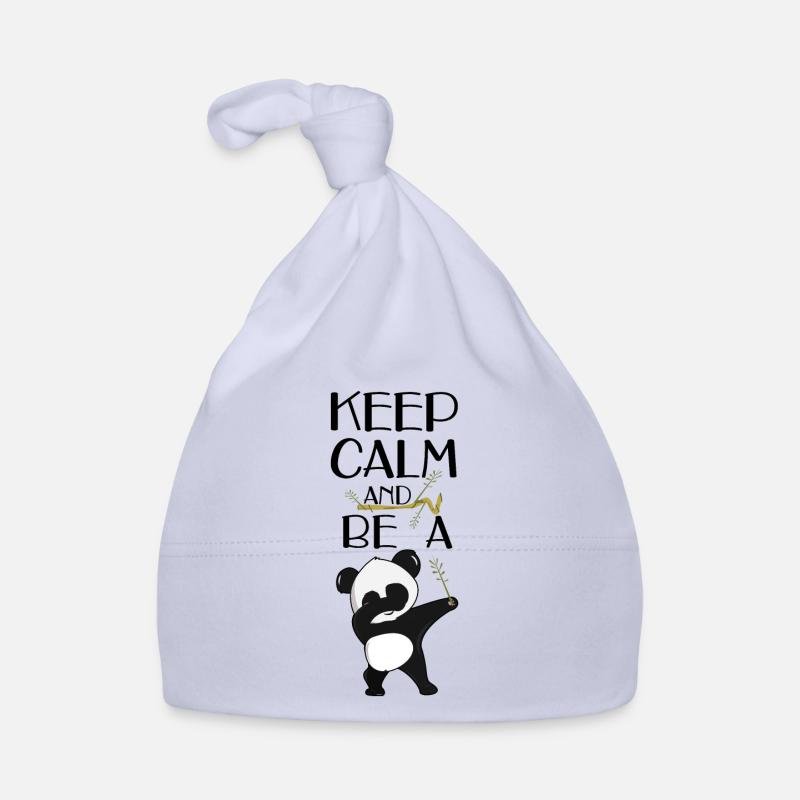 Pandabär Dabbend - Dabbing Panda Spruch Baby Bio-Mütze