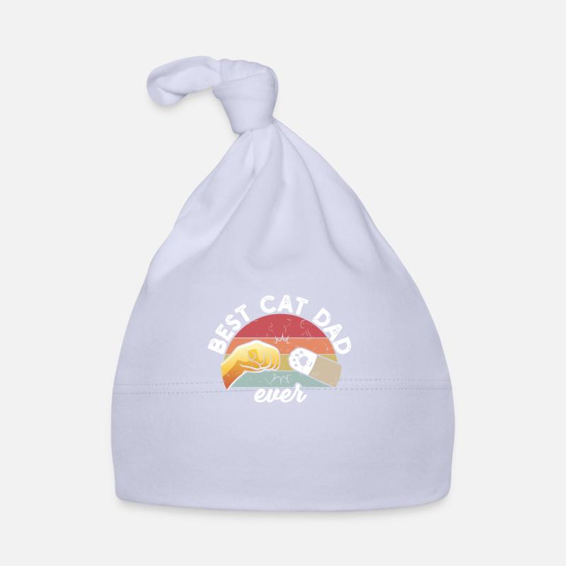 Meilleur papa de chat jamais Bonnet bio Bébé