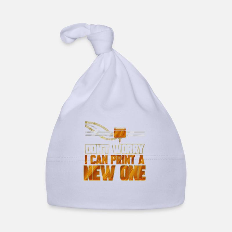 3D Nerd 3D Printer Don't Worry Technik Drucker Baby Bio-Mütze