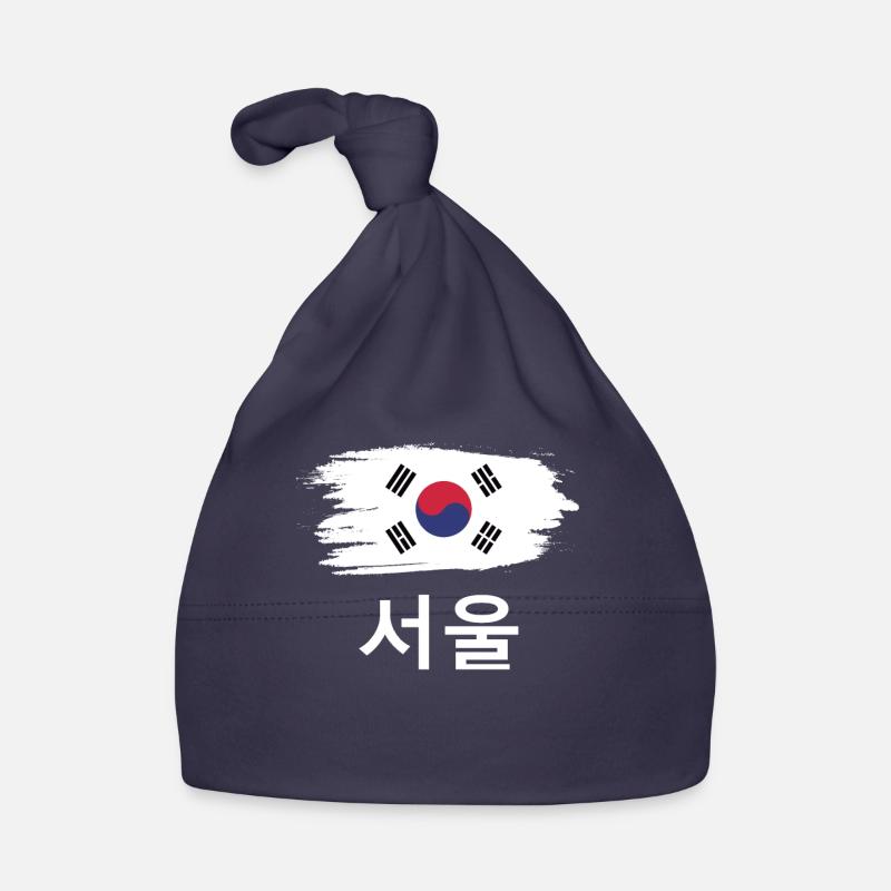 Séoul Corée du Sud cadeau sud-coréen Bonnet bio Bébé