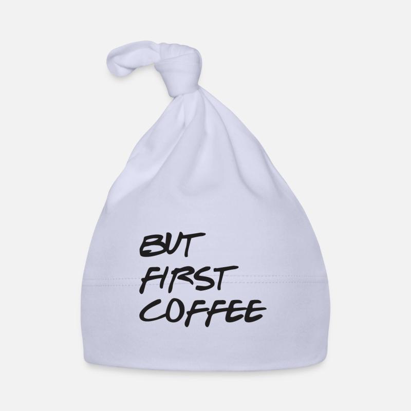 T-shirt de citations de café Bonnet bio Bébé