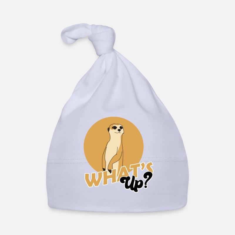Erdmännchen, Erdmännchen süss, Erdmännchen Wache Baby Bio-Mütze