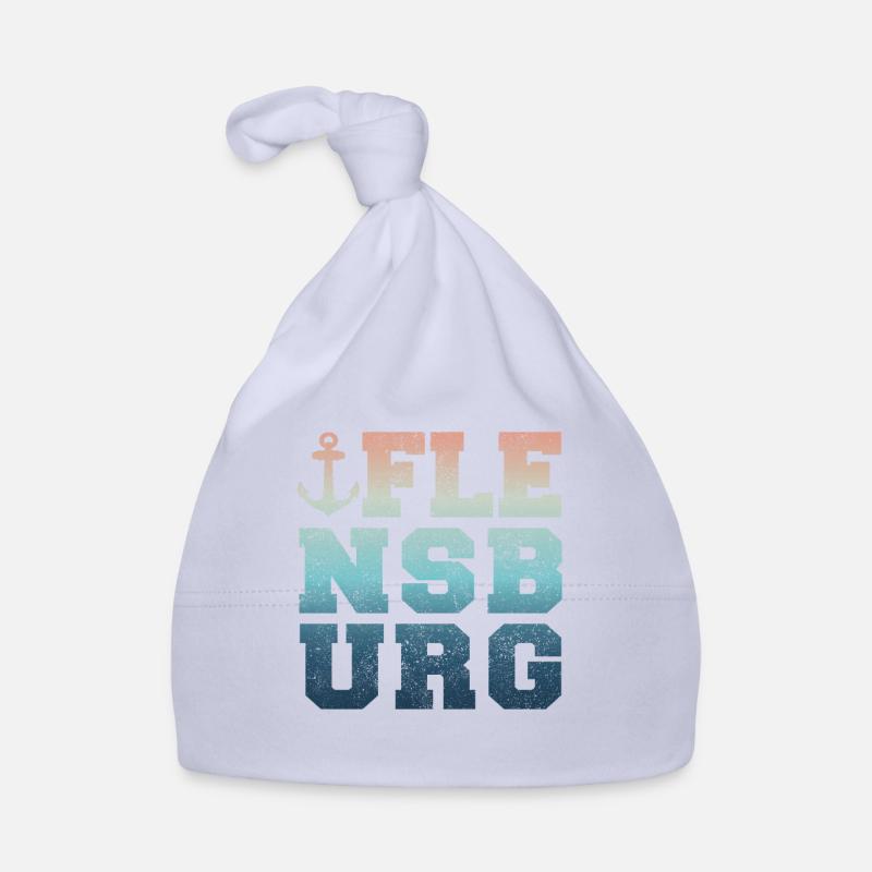 Flensburger Förde Flensburger Souvenir Geschenk Baby Bio-Mütze