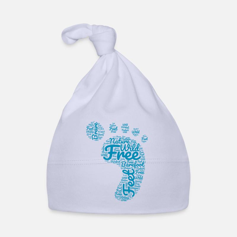 Barefoot footprint Organic Baby Cap