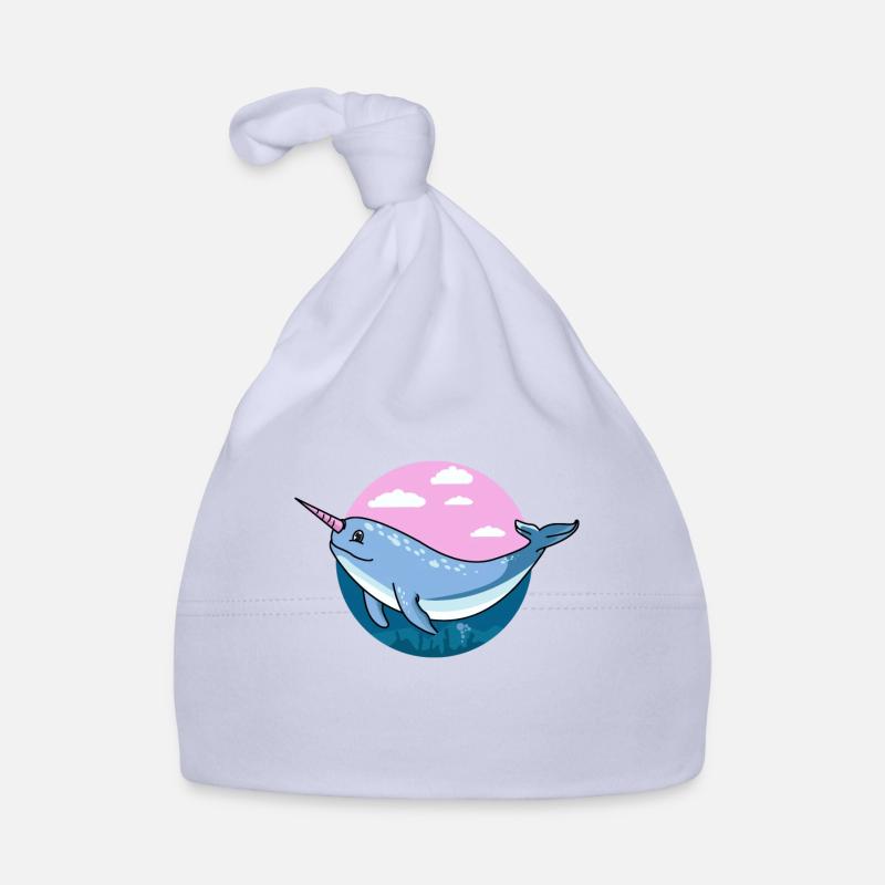 Narwal, Narwal Tier, Narwal Narwale Baby Bio-Mütze
