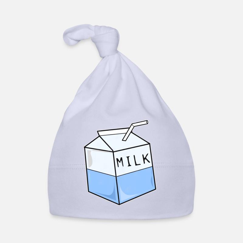 Pack de lait de lait - Bonnet bio Bébé - ciel
