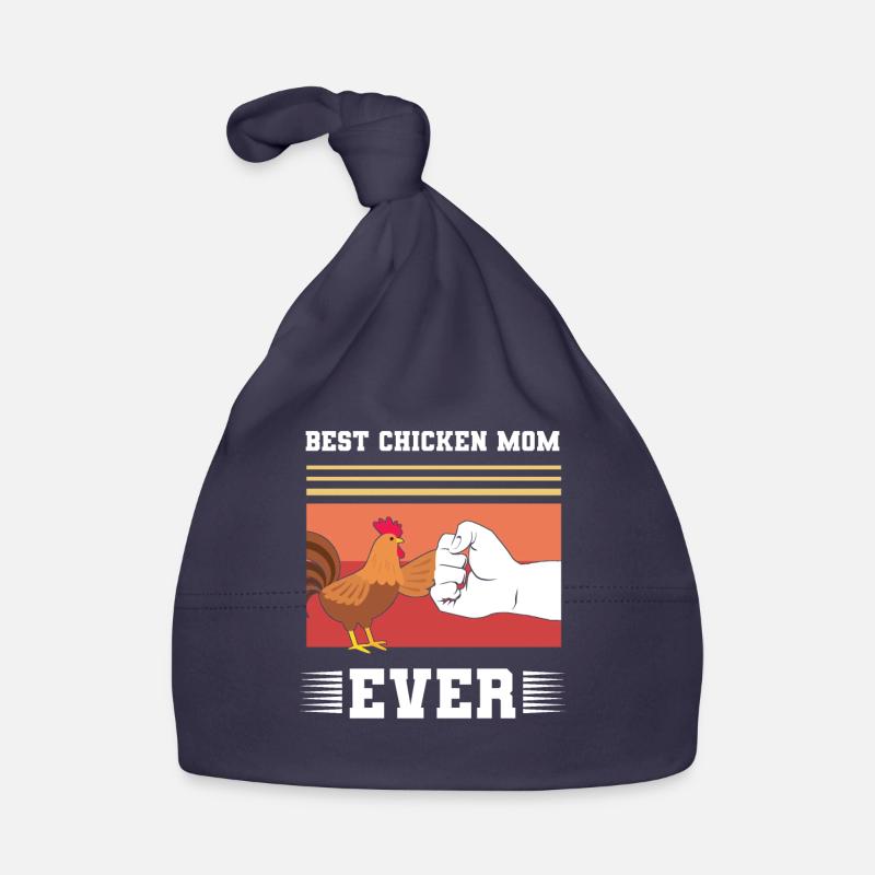 Chickens Mama Chicken Chicken Mom Gift Organic Baby Cap