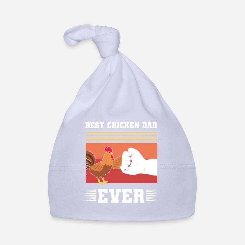 Hühner Papa Huhn Chicken Dad Geschenk Baby Bio-Mütze