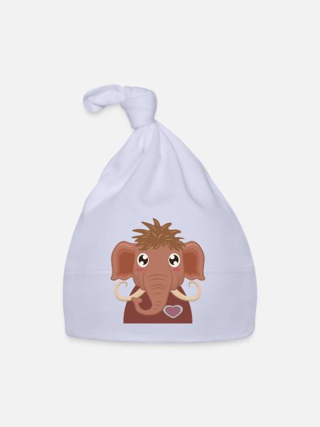 Mammut - Baby Bio-Mütze - Sky - Vorne