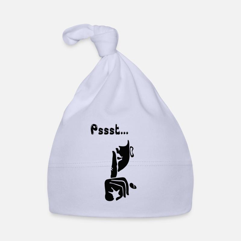 Pssst ...Leise sein Baby Bio-Mütze